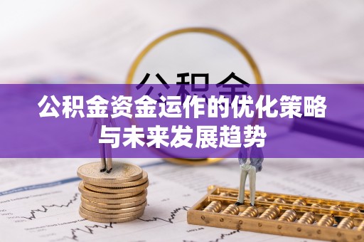 蠡县公积金资金运作的优化策略与未来发展趋势