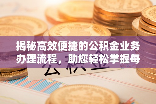 蠡县揭秘高效便捷的公积金业务办理流程，助您轻松掌握每一步