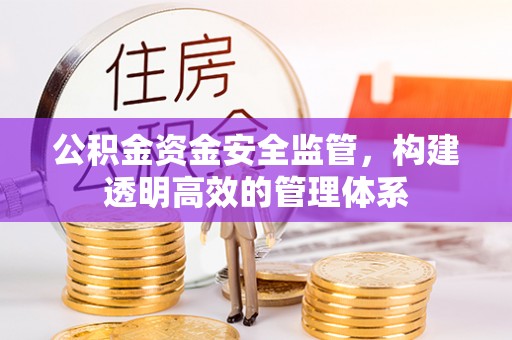 蠡县公积金资金安全监管，构建透明高效的管理体系