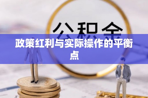 蠡县政策红利与实际操作的平衡点